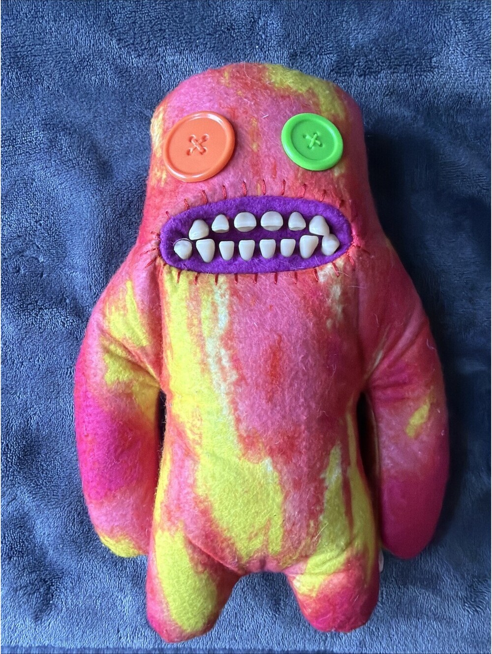 Fuggler Orange And Pink 9 Inch Plush